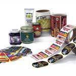 Multi color labeling with food , Jam , source Printer self adhesive label rolls